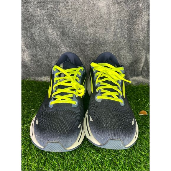Brooks Ghost 15 Men’s Running Sneakers Blue Yellow Size 11.5 main image 8